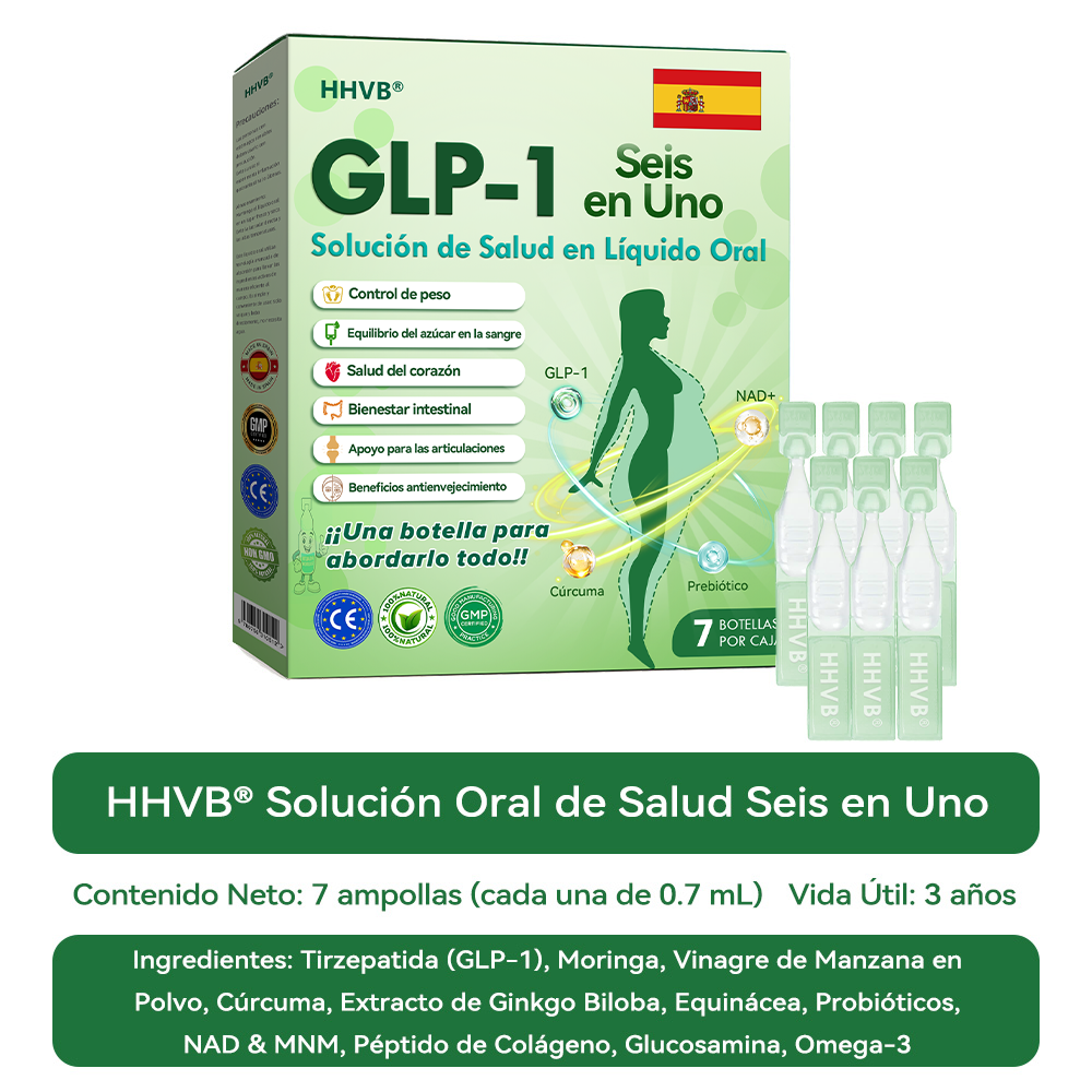 (HHVB®)  ¡Solo quedan 6 cajas! ¡Hoy obtén un 30% de descuento adicional! La Solución Oral GLP-1 está clínicamente comprobada para ayudar a controlar el peso y el azúcar en sangre, con resultados duraderos en tan solo 4 a 6 cajas.