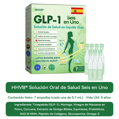 (HHVB®)  ¡Solo quedan 6 cajas! ¡Hoy obtén un 30% de descuento adicional! La Solución Oral GLP-1 está clínicamente comprobada para ayudar a controlar el peso y el azúcar en sangre, con resultados duraderos en tan solo 4 a 6 cajas.